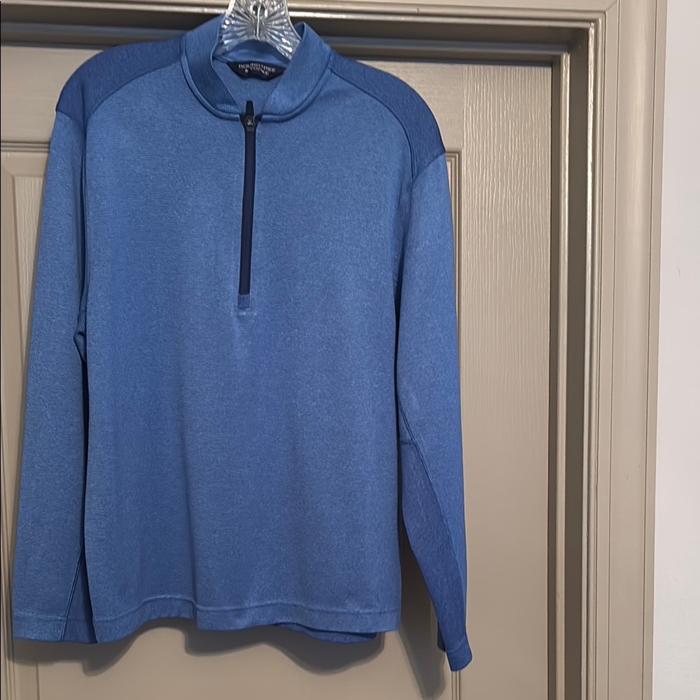 Roundtree & Yorke Blue Zip Up Sweater